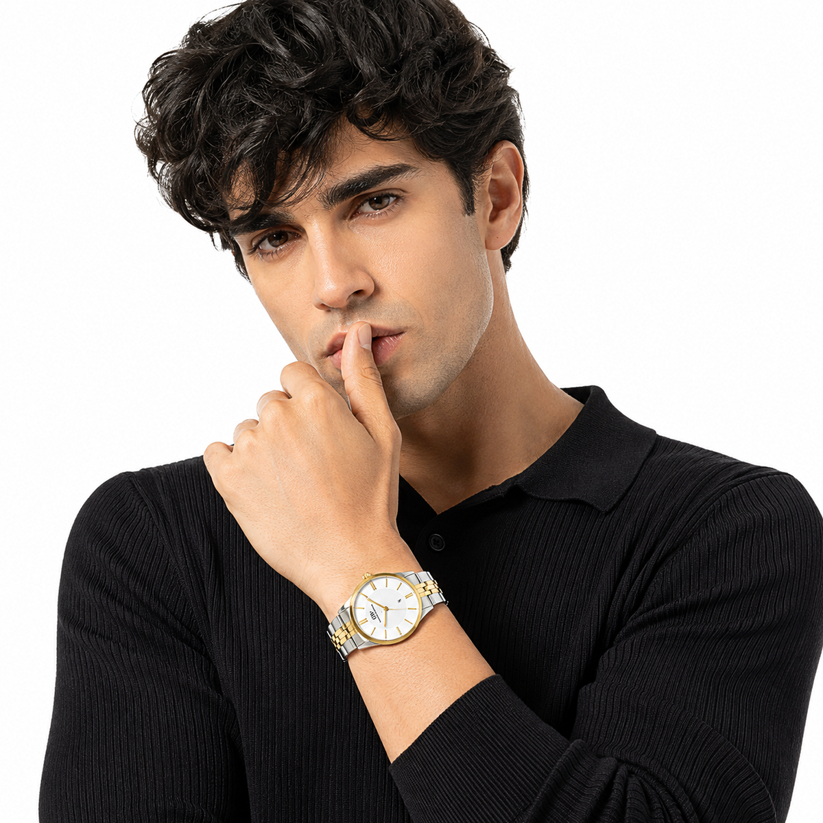 Daniel Wellington Round 42mm Silver Dial Analog Men Watch - DW0DG1700