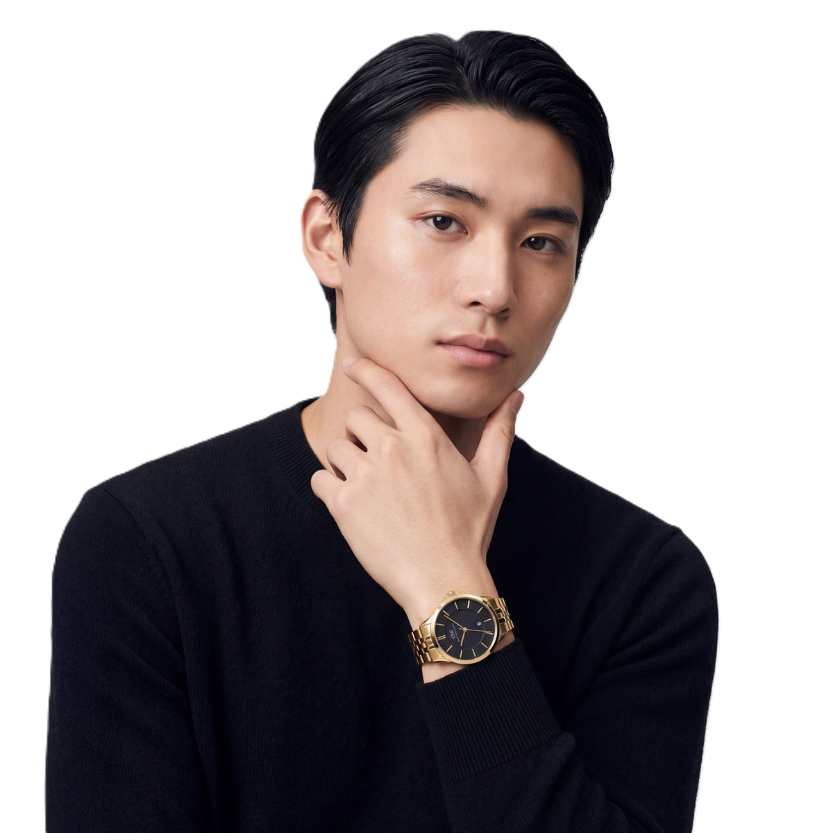 Daniel Wellington Round 42mm Black Dial Analog Men Watch - DW0DG1701