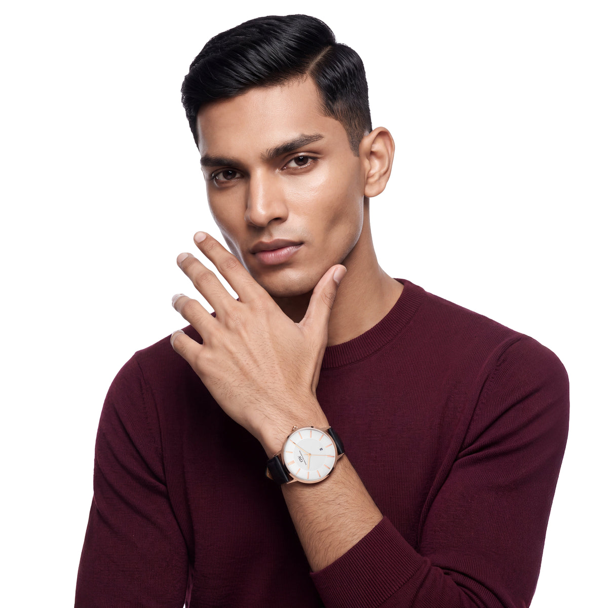 Daniel Wellington Round 42mm Silver Dial Analog Men Watch - DW0DG1702