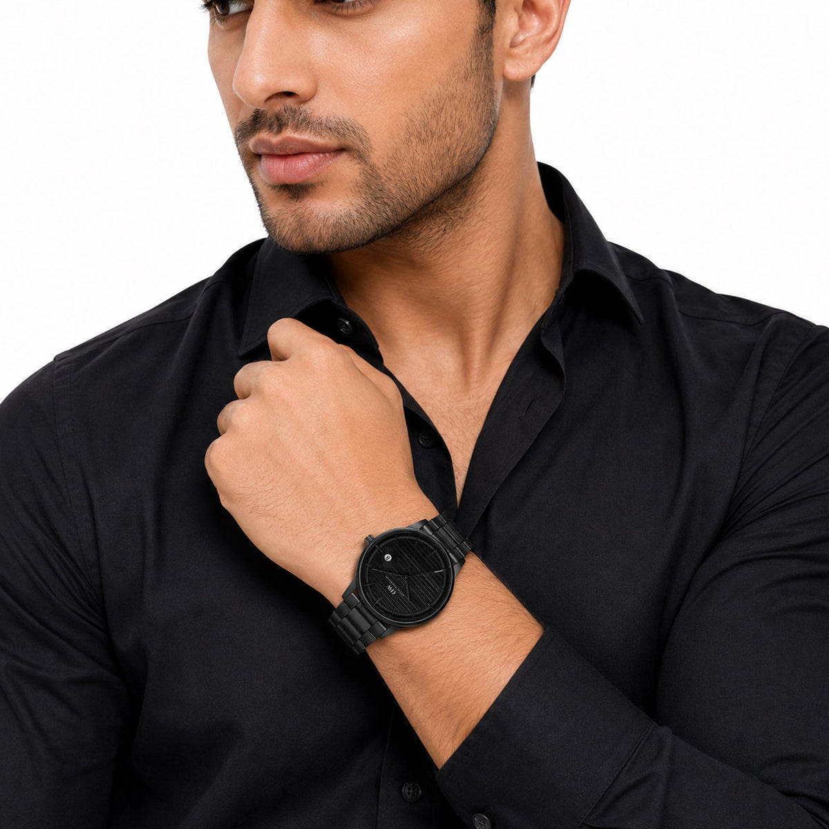 Daniel Wellington Round 43mm Black Dial Analog Men Watch - DW0DG1902