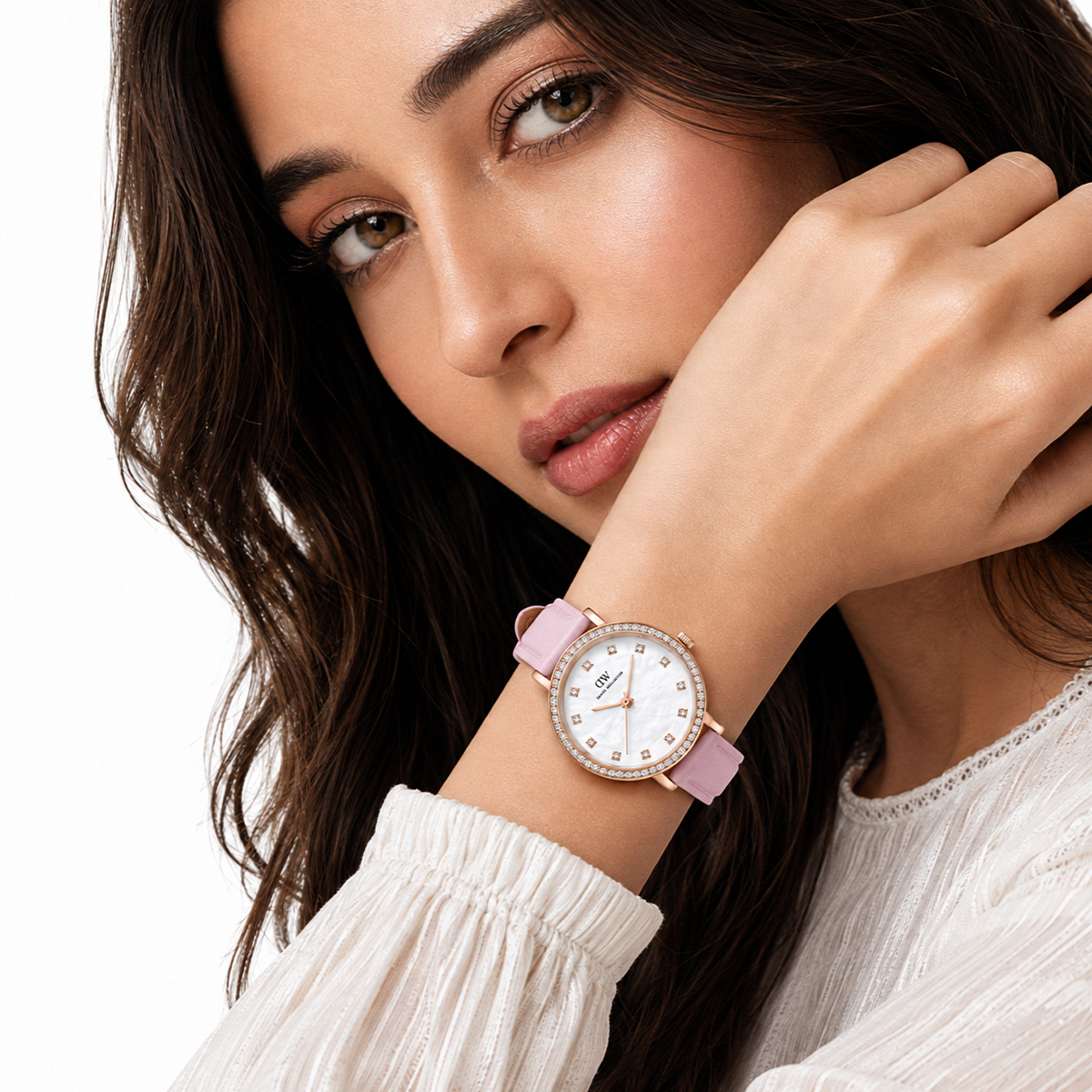 Daniel Wellington Round 30mm White Dial Analog Women Watch - DW0DL2501