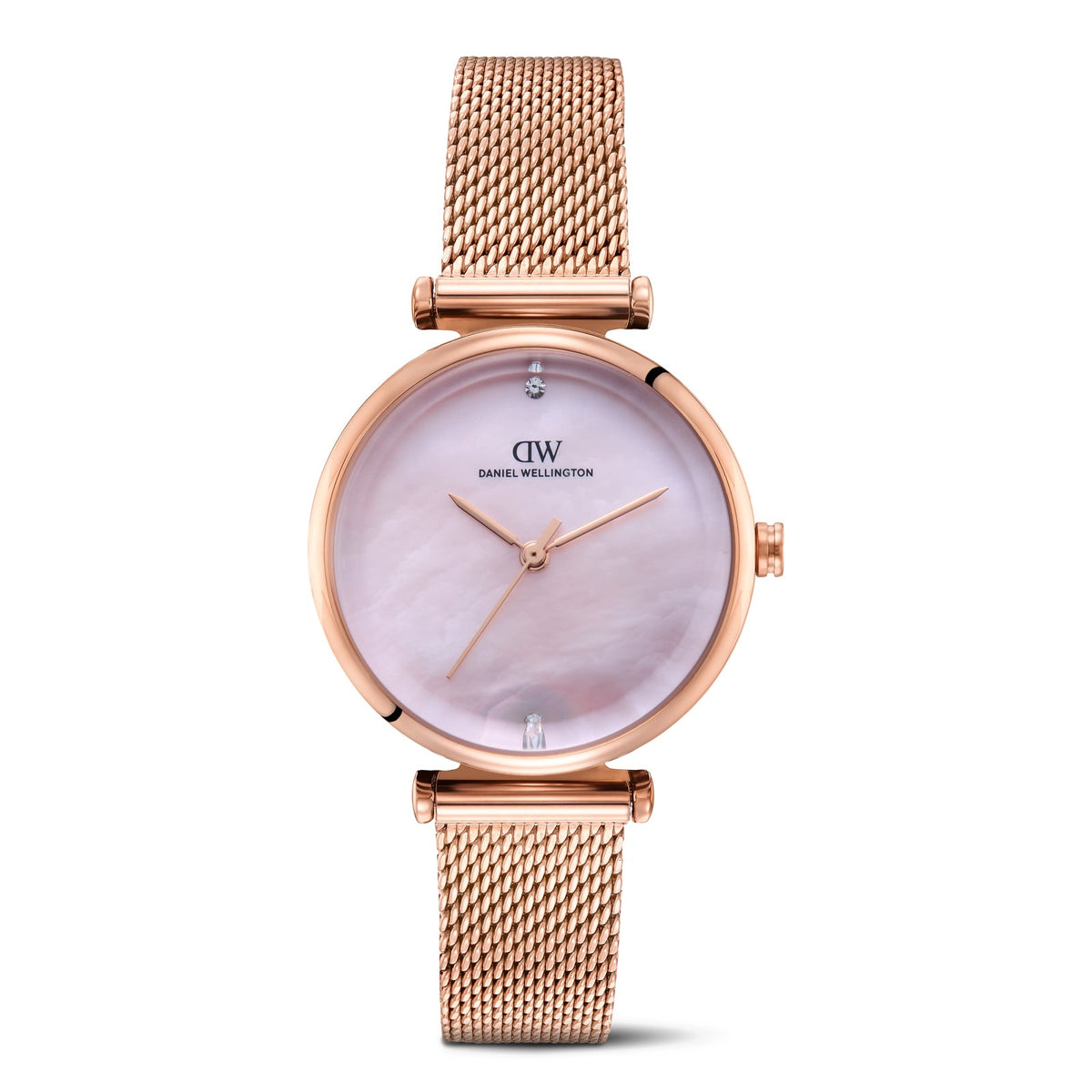 Daniel Wellington Round 32mm Pink Dial Analog Women Watch - DW0DL3301